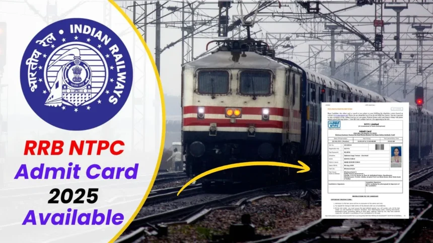 RRB NTPC 12th Level Recruitment 2024 Admit Card and Exam city out check now
