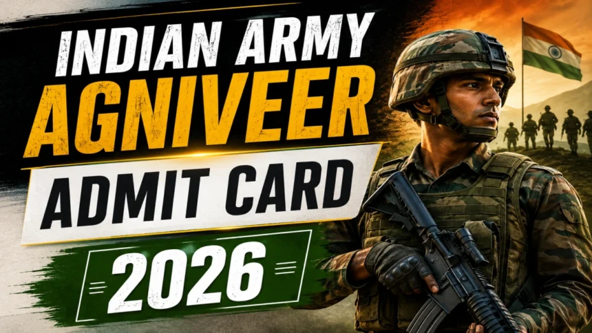 Indian Army Agniveer Admit Card 2026