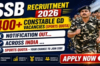 SSB Constable GD Recruitment 2026